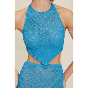 NEW DEVON WINDSOR lana top in azul